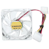 80MM BLUE FAN WITH 4 PIN MOLEX CONNECTOR