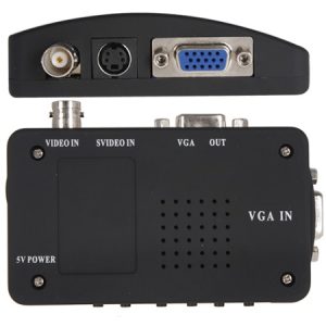 BNC + SVIDEO TO VGA