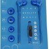 STEREO EARPHONE + MIC BLUE 1.2M