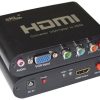 VGA TO HDMI CONVERTER, SUPPORT VGA/YPBPR