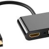 DISPLAY PORT TO HDTV/VGA ADAPTOR