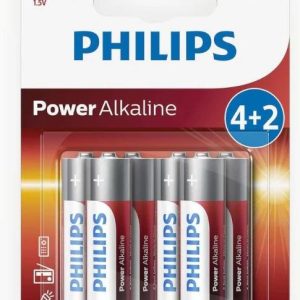 POWER ALKALINE AA X6