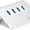 4 PORT USB 3.0 HUB SILVER