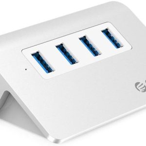 4 PORT USB 3.0 HUB SILVER