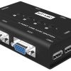 4 PORT MANUAL VGA USB KVM SWITCH