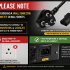 POWER CORD FOR USE WITH INVERTOR