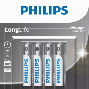 LONGLIFE BATTERY AAA 4 PACK