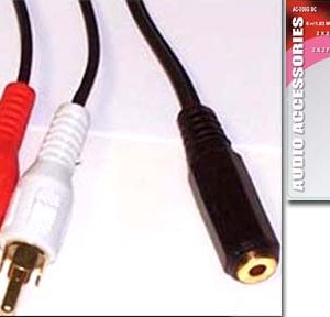 RCA TO FEMALE STEREO 1.8M