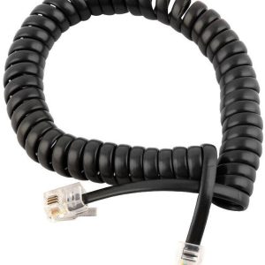 MOD CURLY TELEPHONE CORD RJ9 3M