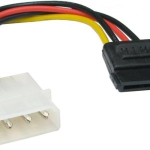 POWER CABLE - MOLEX TO 1X SATA 10 CM
