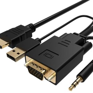 VGA (M)+AUDIO TO HDMI (M) CONVERTER 1.8M