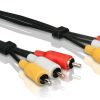 PHILIPS 3 RCA TO 3 RCA 1.5MTR