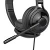 USB ON-EAR HEADPHONES+ MIC