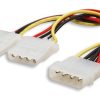 MOLEX SPLITTER CABLE 1X MALE 2X FEMALE