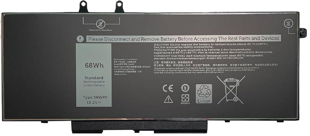 15.2V 68WH FOR DELL E5501