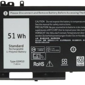 7.4V 51WH FOR DELL E5450