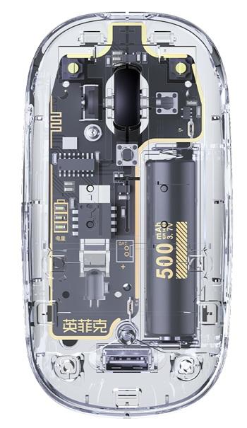 CRYSTAL TRANSPARENT 2.4G MOUSE