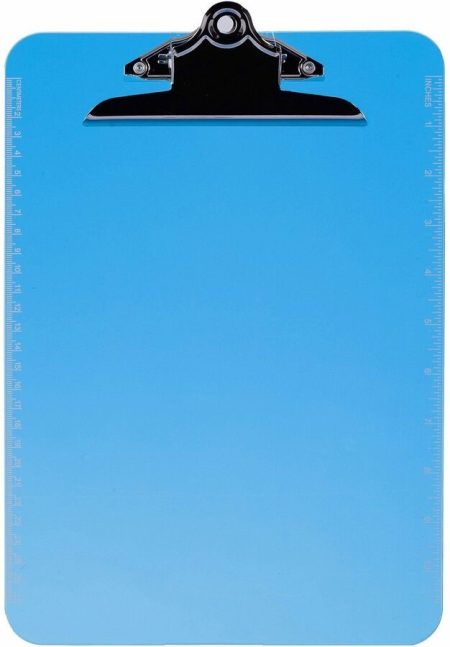 Artwell A4 Clear Transparent Paper Clipboard