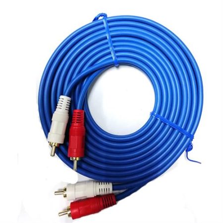 Geeko 5m 2 X Cinch RCA Male Audio Cable