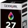 Lexmark 27 Cyan Magenta Yellow Colour Original Ink