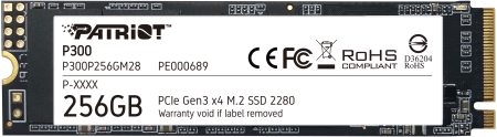 Patriot P300 M.2 PCIe Gen 3 x4 256GB SSD