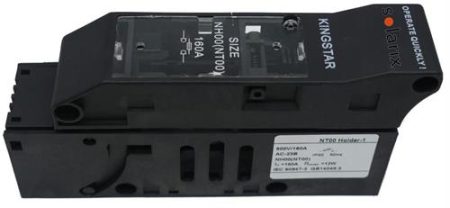 Solarix NT00 Rail Mount 1 Pole 160A DC Fuse Holder