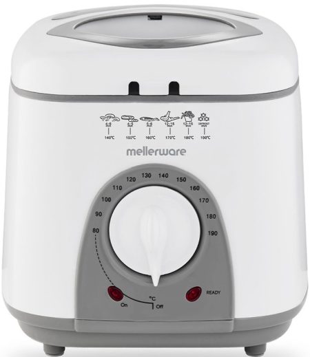 Mellerware Adjustable Temperature 1 Litre Plastic Deep Fryer