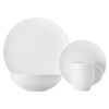 White Basics Diamonds Dinner Set 16 Piece