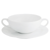 Arctic White Soup Cup and Saucer