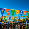 Pennants PVC Digital Double Sided Triangle — STD — 20cm x 30cm