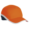 7 Panel Hazard Cap — Safety Orange/Navy — STD
