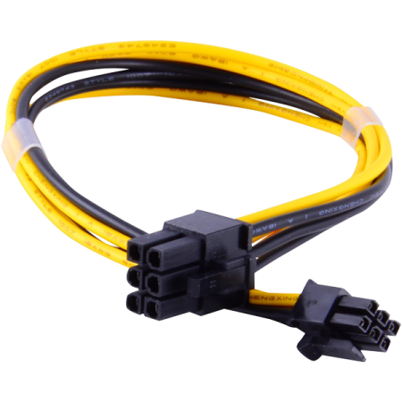 6PIN MALE TO 6PIN MALE 30CM