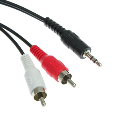 STEREO{MALE} TO 2 XRCA {MALE} 5 M CABLE