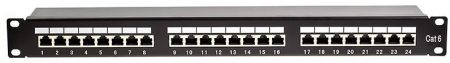 PATCH:CAT6 24 PORT POPULATED FTP