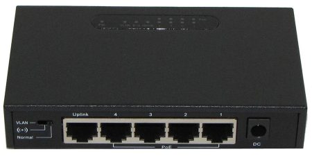 4 PORT 10/100 POE + 1 LAN