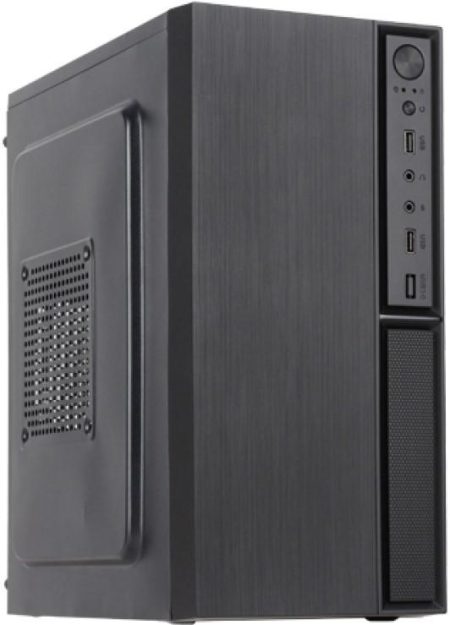 MICRO ATX CASE BLACK + PSU