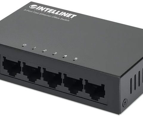 Intellinet 5 Port Fast Ethernet Office Switch