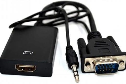 GIZZU 1080P VGA to HDMI Adapter with Audio