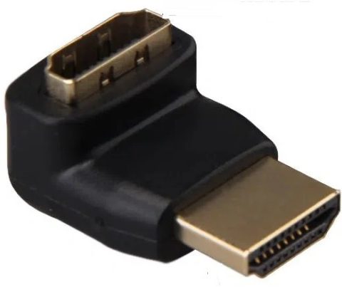 UniQue HDMI Male To Female 90 Degree Adaptor