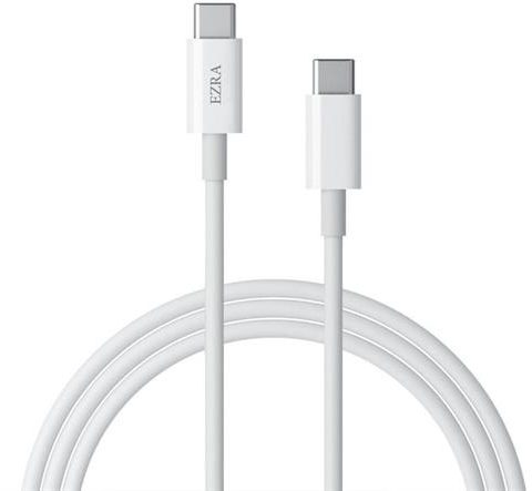 Ezra TypeC To TypeC 1.8meter 60w White Data Cable