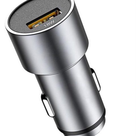 Ezra QC3.0 Quick Charge 1 Port USB Car Charger Silver