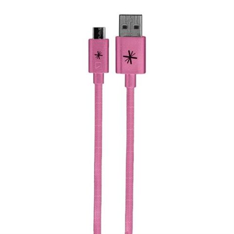 Whizzy Pink Extra Long Micro USB Charge And Data Sync Cable