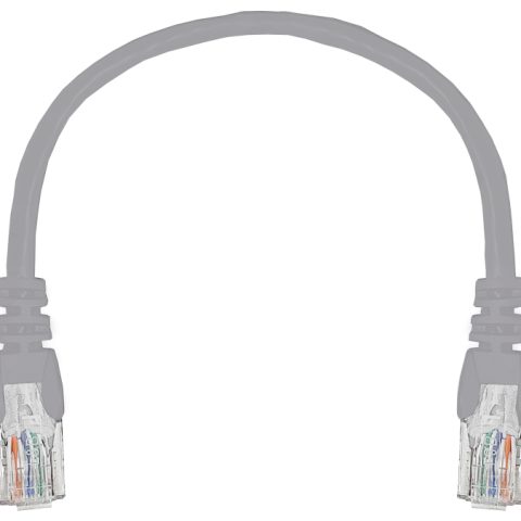 Linkbasic 22cm UTP Cat5e Flylead Grey