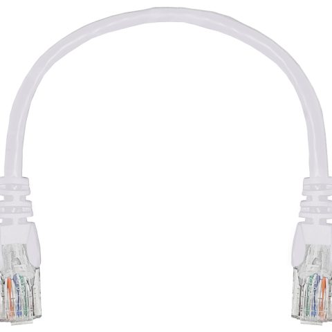 Linkbasic 22cm UTP Cat5e Flylead White