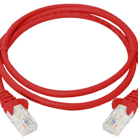 Linkbasic 1 Metre UTP Cat5e Flylead Red