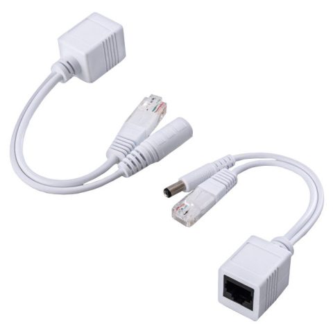 Passive PoE Injector and Splitter Set