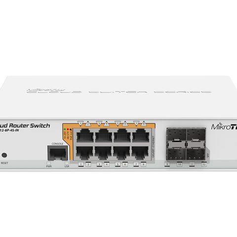 MikroTik Cloud Router Switch 8 Port PoE 4SFP