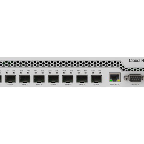 MikroTik Cloud Router Switch 8 Port SFP+ with PoE Input