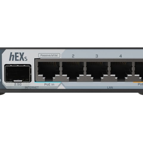 MikroTik hEX S 5 Port Gigabit 1x 2.5G SFP Desktop Router