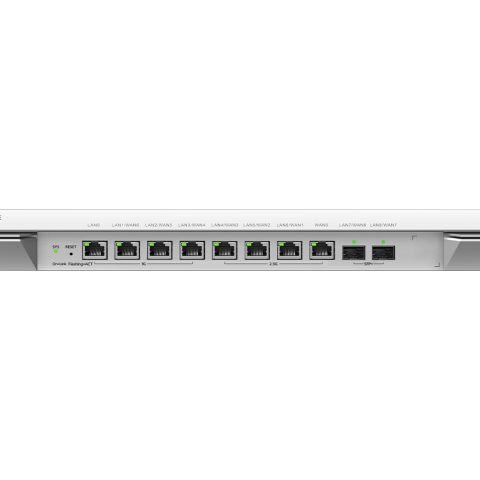 Reyee 8 Port Multi Gigabit 2SFP+ Multi-WAN 700 User Cloud Router